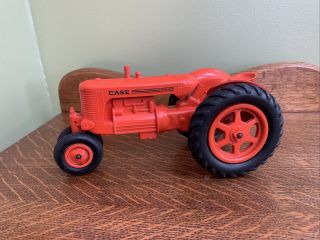 Vintage 1950s Case Plastic Toy Tractor 9 " Long.
