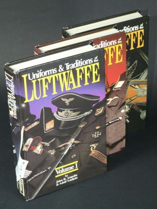 Uniforms And Traditions Of The Luftwaffe.  Complete 3 Volume Set By Angolia