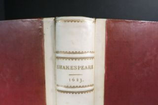 William Shakespeare / First Folio Facsimile Comedies Histories & Tragedies 1864