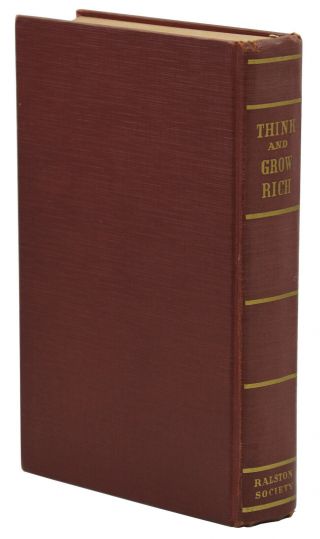 Think and Grow Rich by NAPOLEON HILL First Edition 1st Printing 1937 2