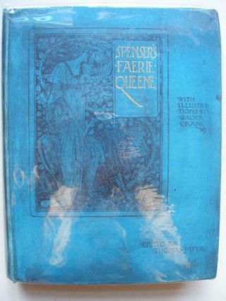 THE FAERIE QUEENE Edmund Spenser 6 volume set 1895 - 7 Woodcuts Walter Crane 25F 3