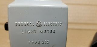 Vintage 1960’s General Electric Type 213 Selenium Footcandles Light Meter