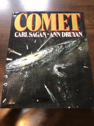 Comet ☄️ By Carl Sagan And Ann Druyan 1985,  Hardcover Book Vintage
