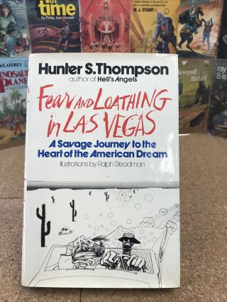 Fear And Loathing In Las Vegas First Edition Hunter S Thompson 1st Hardcover Dj