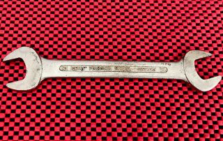 Vintage Drop Forged Steel 21mm &23mm Open End Wrench Made Western Germany