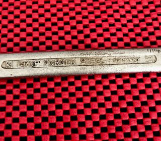 Vintage Drop Forged Steel 21mm &23mm Open End Wrench Made Western Germany 2
