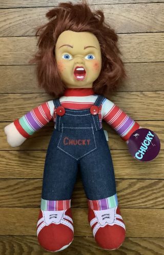 Vintage 1997 13” Chucky Doll With Tags - Play By Play - Universal City Studios