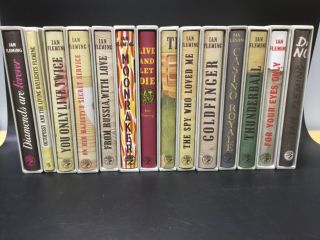 James Bond First Edition Library Fel Complete 14 Vol Set Ian Fleming