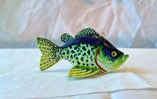 Great David C Beighley Minnesota Folk Art Fish Decoy