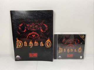 Diablo 1 (windows Pc Cd - Rom,  1995) Vintage - Blizzard Computer Game