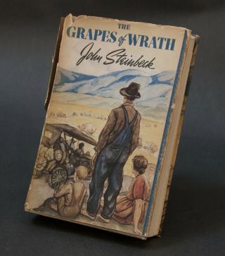 The Grapes Of Wrath John Steinbeck 1939,  True First Edition,  W/ 1st State Dj,  Nr