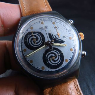 Swiss Made Swatch Chronograph Quartz Men Watch