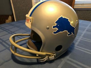 Vintage Rawlings Hnfl Detroit Lions Youth Football Helmet Size Small