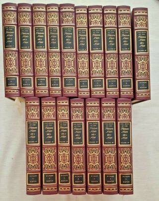 Book Of The Thousand Nights And A Night Easton Press 17 Volumes Full Set,  Fine