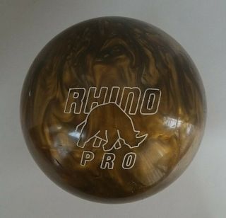 Brunswick Gold Rhino Pro Bowling Ball - - 16lbs - Vintage - Ghl5548