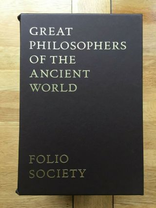 Folio Society: Great Philosophers of the Ancient World Plato/Aristotle/Seneca, 2