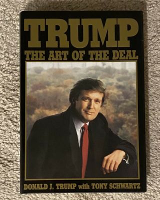 Signed President Donald Trump The Art Of The Deal 2016 Election Edition Hc Book