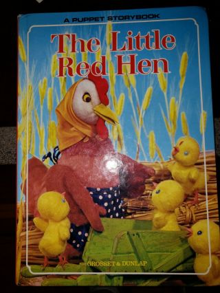 The Little Red Hen - 1970 Vintage A Puppet Storybook