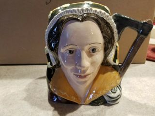 1977 Vintage Royal Doulton Toby Jug Catherine Howard.  D6645.  5th Wife