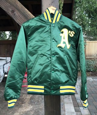 Vintage Oakland A’s Major League Baseball Starter Jacket Usa Small