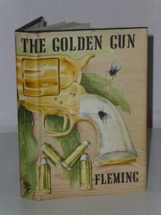 1st Print White Endpapers The Man With The Golden Gun Ian Fleming Cape Hb 1965