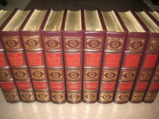 Easton Press Collected Of Abraham Lincoln Complete 10 Volume Leather Set