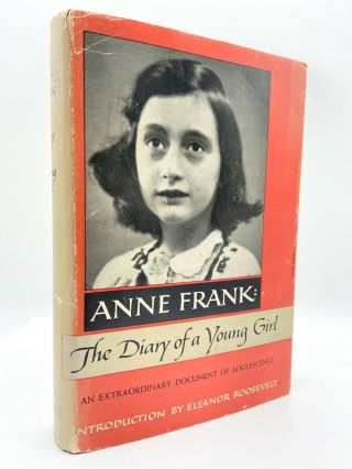 The Diary Of A Young Girl Anne Frank Stated First Edition 1st Us Printing 1952