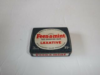 Vintage Feen - A - Chewing Gum Box Laxative Tablets Pharmaco