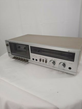Vintage Sharp Rt - 100 Stereo Cassette Deck Metal Dolby Recording