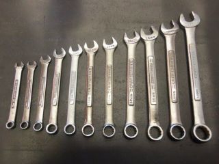 Vintage Craftsman Metric Combination Wrenches Usa Made Full 11 Piece Set