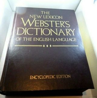 Vintage The Lexicon Webster 