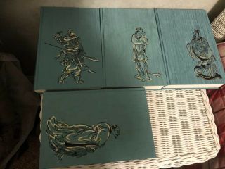 Three Kingdoms Folio Society,  Four Volume Set With Slip Case.  Like Cond 3