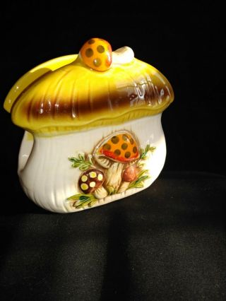 Sears Roebuck 1978 Ceramic Mushroom Napkin Holder