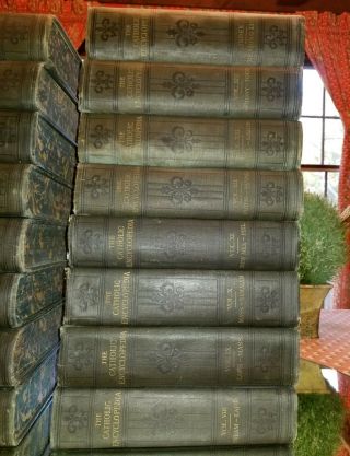 The Catholic Encyclopedia,  1907,  1914,  Complete Set of 15 Vol.  & Index, 6