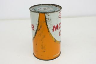 Vintage CO - OP Motor Oil Can Tin1 Imperial Quart (Empty) Advertising Gas M54 2