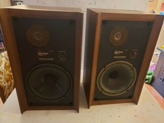 Vintage Jensen Spectrum Model 520 Wood Floor Speakers 22 