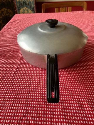 Vintage Wagner Ware Sydney - 0 - Magnalite 10 1/4 Inch Skillet With Cover 4569 - P