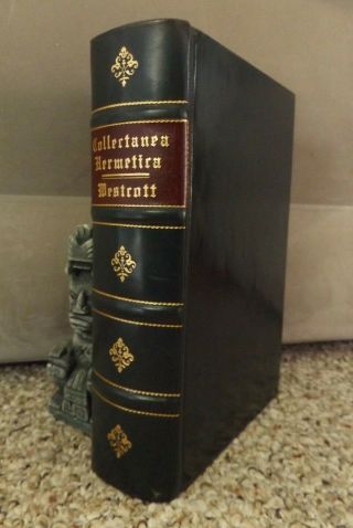 Collectanea Hermetica By William Wynn Westcott / Signed,  Deluxe Leather Bound