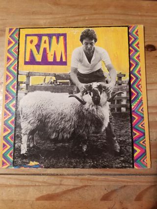 Vintage Paul And Linda Mccartney Vinyl Lp " Ram "