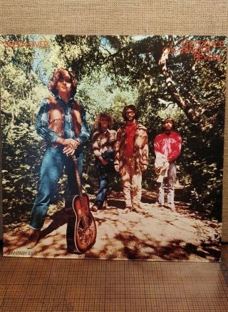 Vintage Creedence Clearwater Revival Green River Vinyl Record Lp Fant - 8393