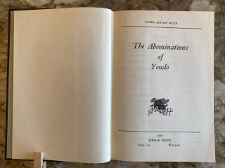 1960 1st The Abominations of Yondo by Clark Ashton Smith 4