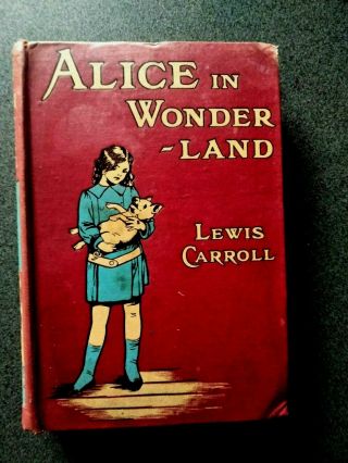 Alice In Wonderland Book Hb 1st Epworth Press Edition Circa 1910 Lewis Carroll