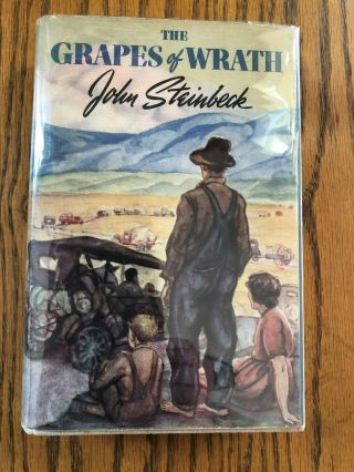 John Steinbeck The Grapes Of Wrath First Edition 1939 Dj