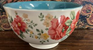The Pioneer Woman Stoneware Vintage Floral 6 " Footed Bowl
