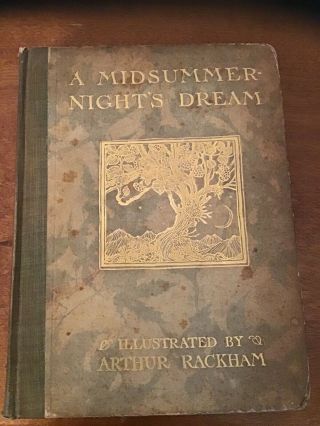 A MIDSUMMER NIGHT ' S DREAM (1908) William Shakespeare,  ARTHUR RACKHAM 1st Edition 2