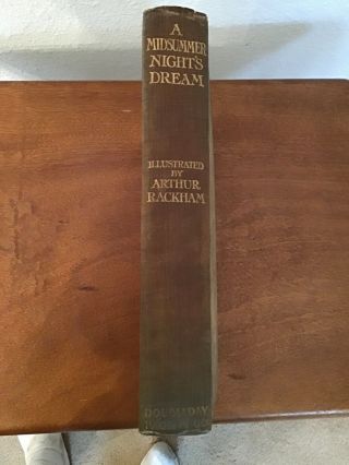 A MIDSUMMER NIGHT ' S DREAM (1908) William Shakespeare,  ARTHUR RACKHAM 1st Edition 4