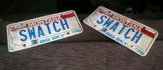 Swatch Watch Mt.  License Plates For The Swatch Collector