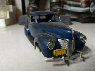 Vintage - 1940 Ford Plastic Built - Up Model Car - Early Issue