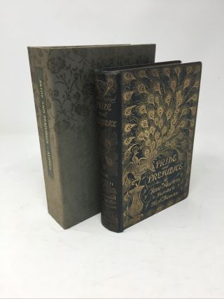 Pride And Prejudice - Jane Austen Peacock Edition 1894 Custom Clamshell Thomson