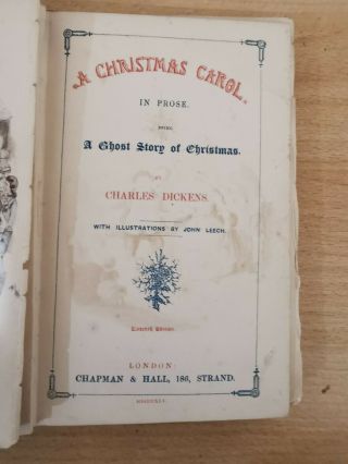 A Christmas Carol.  Charles Dickens.  1845.  Colour Plates 6